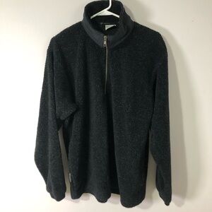 Columbia Charcoal Sherpa Fleece Quarter Zip-Up, Made in USA!